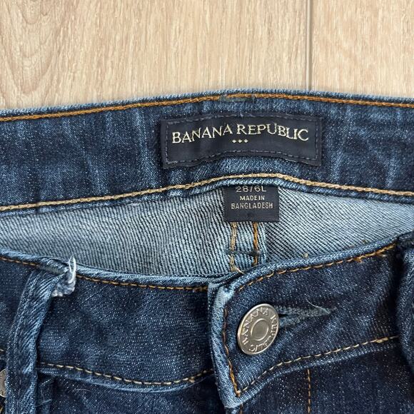 Banana Republic Women’s Dark Wash Boot Cut Jean Sz 28L - Picture 4 of 8